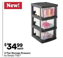 Michaels 3-Tier Storage Drawers by Simply Tidy offer
