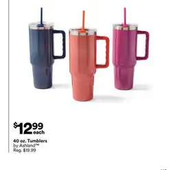 Michaels 40 oz. Tumblers by Ashland offer