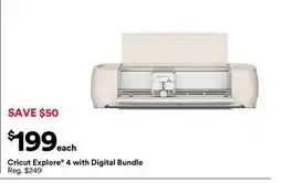 Michaels Cricut explore 4 with Digital Bundle offer