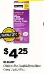 Dollar General DG Health offer