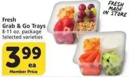 Albertsons Fresh Grab & Go Trays offer