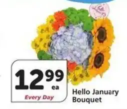 Albertsons Hello January Bouquet offer