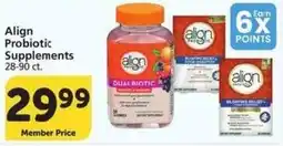 Albertsons Align Probiotic Supplements offer