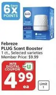 Albertsons Febreze PLUG Scent Booster offer