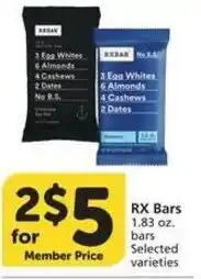 Albertsons RX Bars offer