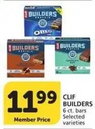 Albertsons Clif builders offer