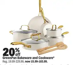 Meijer GreenPan Bakeware and Cookware offer