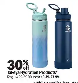 Meijer Takeya Hydration Products offer