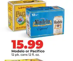 Hy-Vee Modelo or Pacifico offer