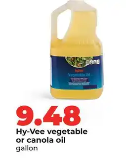 Hy-Vee Hy-Vee vegetable or canola oil offer