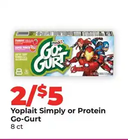 Hy-Vee Yoplait Simply or Protein Go-Gurt offer