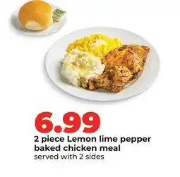 Hy-Vee 2 piece Lemon lime pepper baked chicken meal offer