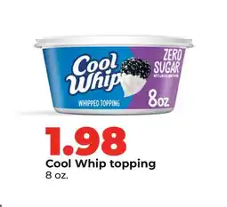 Hy-Vee Cool Whip topping offer