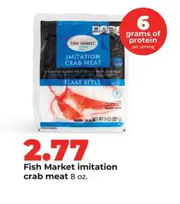 Hy-Vee Fish Market imitation crab meat offer