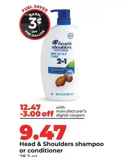 Hy-Vee Head & Shoulders shampoo or conditioner offer