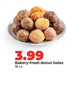 Hy-Vee Bakery-fresh donut holes offer