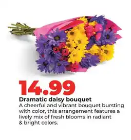 Hy-Vee Dramatic daisy bouquet offer