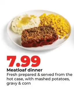 Hy-Vee Meatloaf dinner offer