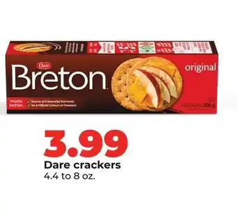 Hy-Vee Dare crackers offer