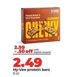 Hy-Vee Hy-Vee protein bars offer