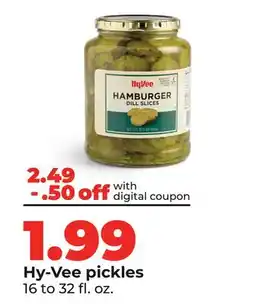 Hy-Vee Hy-Vee pickles offer