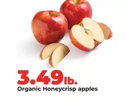 Hy-Vee Organic Honeycrisp apples offer