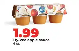Hy-Vee Hy-Vee apple sauce offer