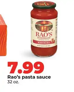 Hy-Vee Rao's pasta sauce offer
