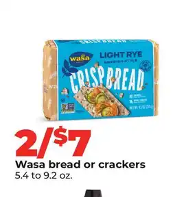 Hy-Vee Wasa bread or crackers offer