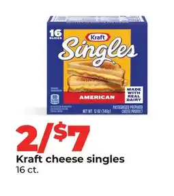 Hy-Vee Kraft cheese singles offer