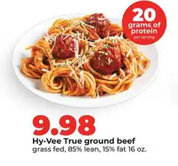 Hy-Vee Hy-Vee True ground beef offer