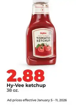 Hy-Vee Hy-Vee ketchup offer