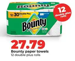 Hy-Vee Bounty paper towels offer