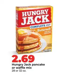Hy-Vee Hungry Jack pancake or waffle mix offer