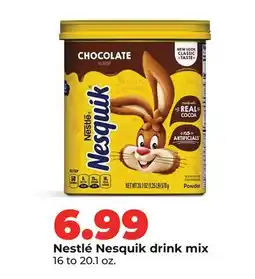 Hy-Vee Nestlé Nesquik drink mix offer