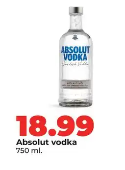 Hy-Vee Absolut vodka offer