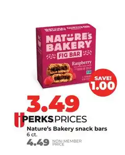 Hy-Vee Nature's Bakery snack bars offer