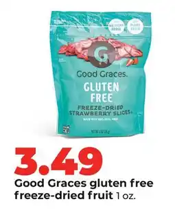 Hy-Vee Good Graces gluten free freeze-dried fruit offer
