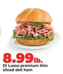 Hy-Vee Di Lusso premium thin sliced deli ham offer