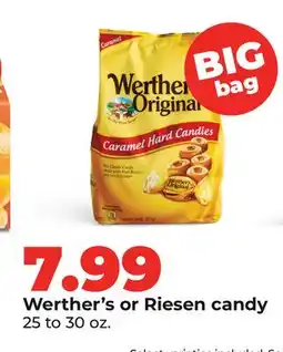 Hy-Vee Werther's or Riesen candy offer