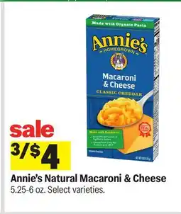 Meijer Annie's Natural Macaroni & Cheese offer