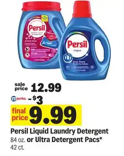 Meijer Persil Liquid Laundry Detergent 84 oz. or Ultra Detergent Pacs offer