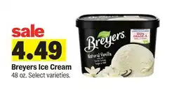 Meijer Breyers Ice Cream offer