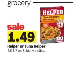 Meijer Helper or Tuna Helper offer