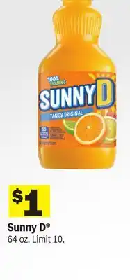 Meijer Sunny D offer