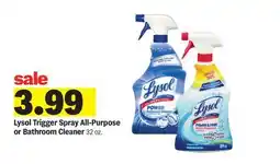 Meijer Lysol Trigger Spray All-Purpose or Bathroom Cleaner offer