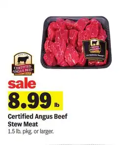 Meijer Certified Angus Beef Stew Meat offer