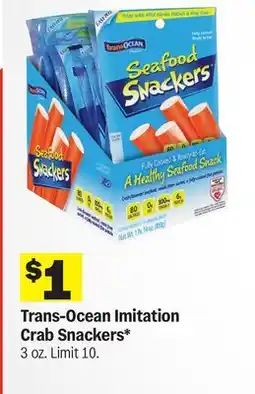 Meijer Trans-Ocean Imitation Crab Snackers offer