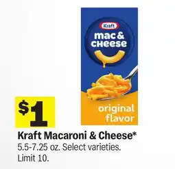 Meijer Kraft Macaroni & Cheese offer