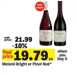 Meijer Meiomi Bright or Pinot Noir offer
